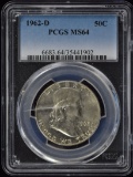 1962-D Franklin Half Dollar PCGS MS-64