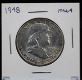 1948 Franklin Half Dollar MS Very CH BU