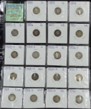 1892-1916 Barber Dimes G-F (19 different) Include 95-S 04-S