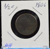 1806 Half Cent VG/Fine