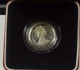 1983 Elizabeth One Pound Red Case