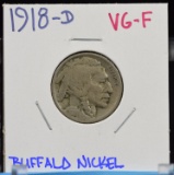1918-D Buffalo Nickel VG/F