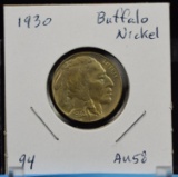 1930 Buffalo Nickel AU Plus