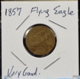 1857 Flying Eagle Cent  VG