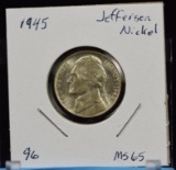1945 Jefferson Nickel MS GEM BU