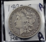 1892-S Morgan Dollar Semi Key VF A