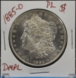 1885-O Morgan Dollar DMPL GEM BU Proof Like