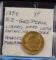 1854 $3 Gold Indian Princess Extra Fine