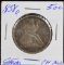 1858-O Seated Half Dollar Very Attractive Tone Better Date