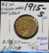 1915-S $5 Gold Indian Scarce Date VF
