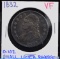 1832 Bust Half Dollar VF 0-102 Small Letter Reverse