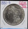 1881-S Morgan Dollar GEM BU