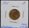 1861 Indian Cent CH BU Sharp Strike Nice Red Gold Color Scarce Date