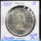 1959 Silver $1 Canada Frosty White GEM BU Very Nice