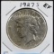 1927-S Peace Dollar EF