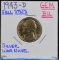 1943-D Jefferson Nickel GEM BU Full Steps