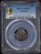 1911 Silver 5C Canada PCGS MS-63 Gold Label Beautiful Blue Brown Tone