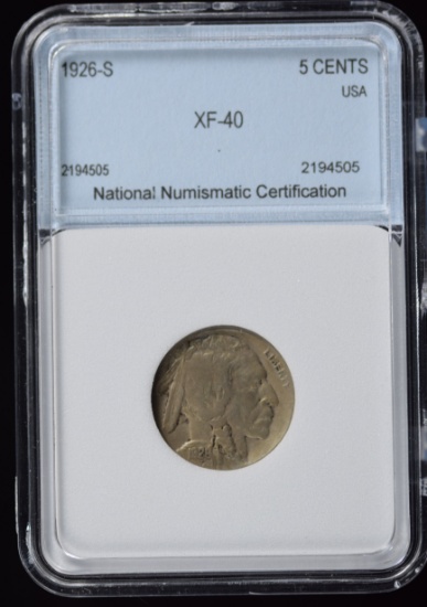 1926-S Buffalo Nickel Very Scarce Key Date NNC 40