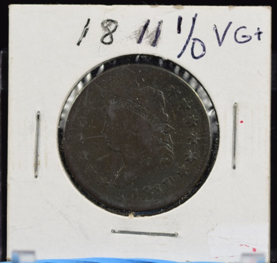 1811/10 Large Cent VG Plus