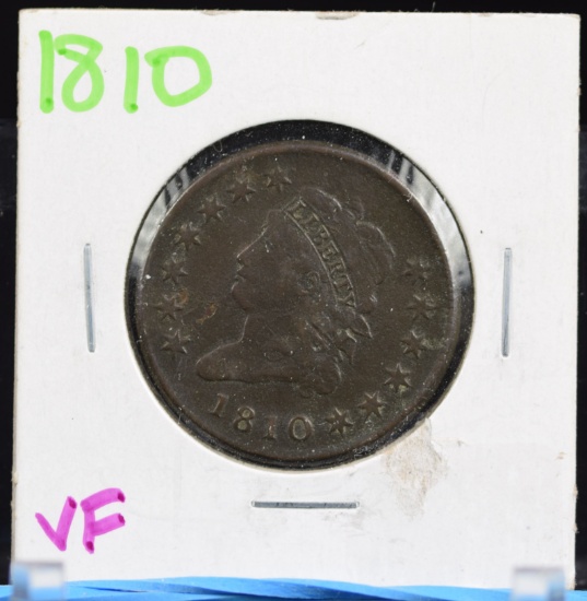 1810 Large Cent VF