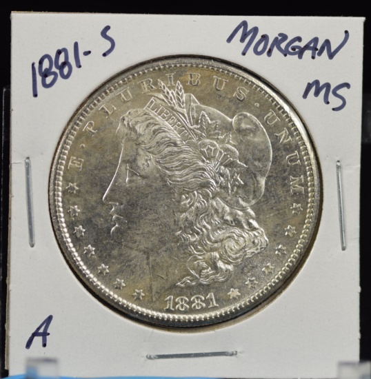 1881-S Morgan Dollar MS A