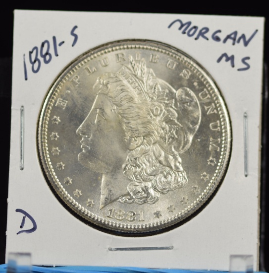 1881-S Morgan Dollar MS D