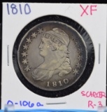 1810 Bust Half Dollar XF 0-106a Scarcer R3