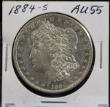 1884-S Morgan Dollar AU55