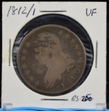 1812/1 Bust Half Dollar Scarce VF