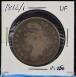 1812/1 Bust Half Dollar Scarce VF