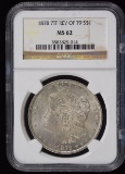 1878 7tf Rev 79 Morgan Dollar NGC MS-62