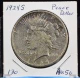 1924-S Peace Dollar AU50