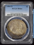 1884-O Morgan Dollar PCGS MS-64 Rich Toning