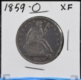 1859-O Seated Half Dollar XF