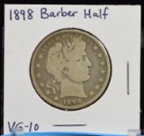 1898 Barber Half Dollar VG10