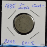 1885 Liberty Nickel RARE Date Low Mintage