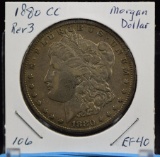 1880-CC Morgan Dollar Rev 3 EF40