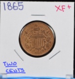 1865 Two Cents XF