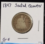 1847 Seated Quarter G6