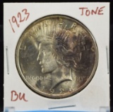 1923 Peace Dollar BU Tone