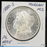 1880-S Morgan Dollar MS PL NICE