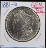 1881-S Morgan Dollar GEM BU