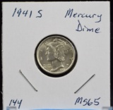 1941-S Mercury Dime MS65