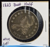 1823 Bust Half Dollar NICE VF