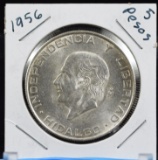 1956 Mexico 5 Peso