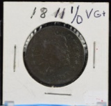 1811/10 Large Cent VG Plus