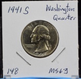 1941-S Washington Quarter MS63