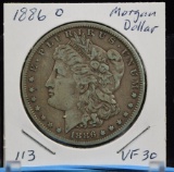 1886-O Morgan Dollar VF30