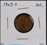 1909-S Lincoln Cent AU
