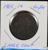 1805 Large Cent Bust VF